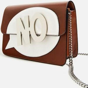 Zara comic "No" crossbody
